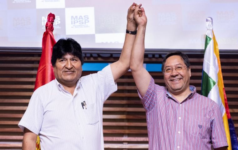 Arce ocupó la cartera de Economía durante casi 12 años del Gobierno del ex presidente y líder del Movimiento Al Socialismo (MAS), Evo Morales.