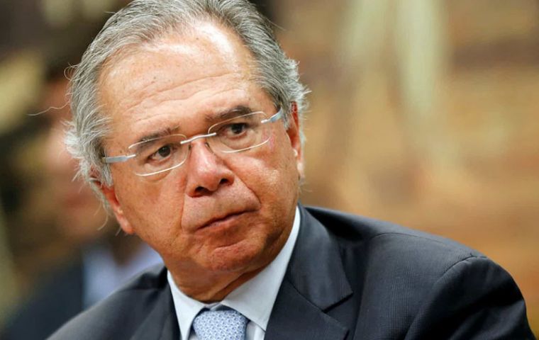 Según el ministro de Economía, Paulo Guedes Brasil ha completado alrededor de dos tercios de los trabajos preparatorios para ingresar a la OCDE.