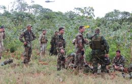 El enfrentamiento se produjo el viernes en Cerro Guazú, a unos 50 kilómetros de la ciudad Pedro Juan Caballero, fronteriza con Brasil, según fuentes oficiales