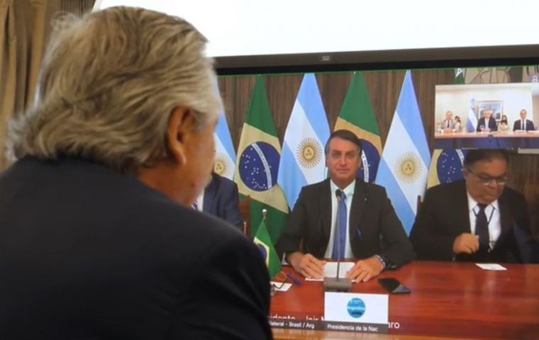 “Es un día muy importante para Argentina y Brasil y todo el continente, porque por primera vez empezó a pensarse en la integración del continente”, dijo Fernández 