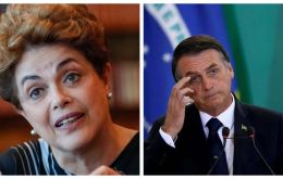 “Dicen que Dilma fue torturada y que le fracturaron la mandíbula. Espero todavía la radiografía para ver si eso ocurrió. Hasta el día de hoy estoy esperando la radiografía”, afirmó Bolsonaro