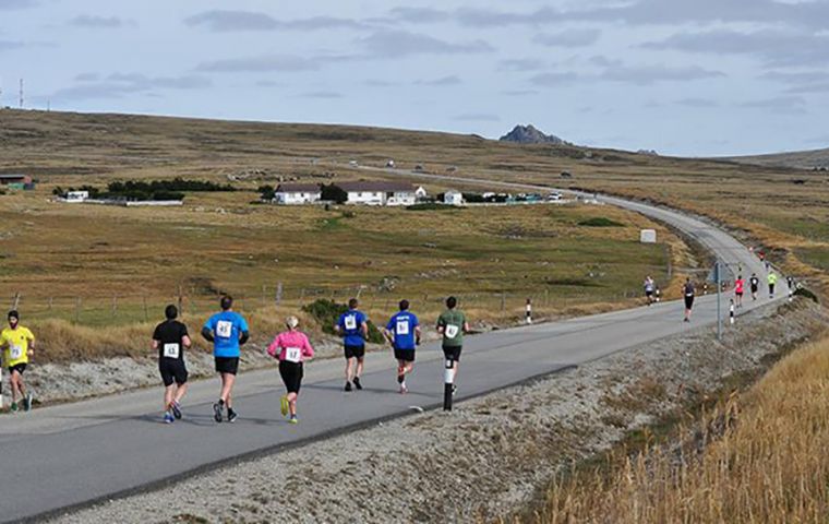 Los Juegos de Falkland incluyen doce disciplinas y aprovechan a los atletas que se estaban preparando para la competencia internacional anual de los Juegos de las Islas