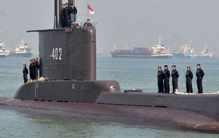 El KRI Nanggala-402 es uno de los cinco submarinos de la flota indonesia.