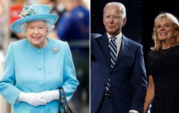 La monarca, de 95 años, se reunirá con el mandatario y la primera dama, Jill Biden, en el Castillo de Windsor, unos 50 km al oeste de Londres