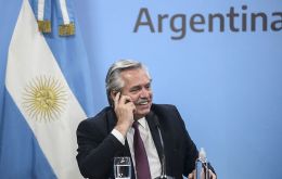 “Dejemos de contaminar a los argentinos con mentiras...” dijo Fernández.