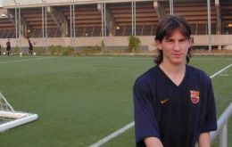 El rosarino Messi llegó a Barcelona cuando tenía 12 años.