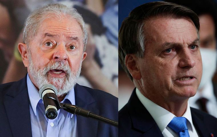 Bolsonaro debe “estar preparado para saber que va a perder las elecciones”, dijo Lula.