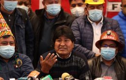 Evo Morales ha expresado repetidamente su apoyo a Castillo