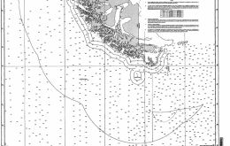 Detalle de la zona en disputa al sur de Cabo de Hornos 