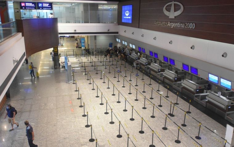 El aeropuerto de Mendoza no ha tenido tráfico internacional durante los últimos 18 meses.