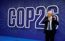 “Nuestro país pronto podrá convertirse en uno de los proveedores mundiales” de hidrógeno verde, dijo el presidente Fernández.