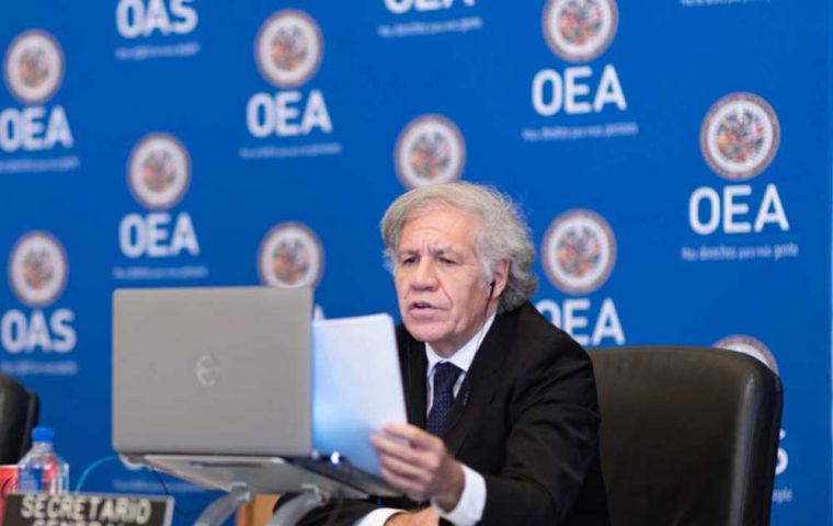 Según la resolución de la OEA, las elecciones presidenciales del domingo en Nicaragua “no fueron libres, justas ni transparentes y no tienen legitimidad democrática”