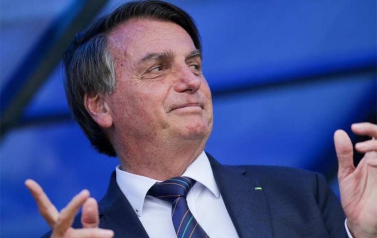 “Esperamos que se respete el resultado ”, dijo Bolsonaro.
