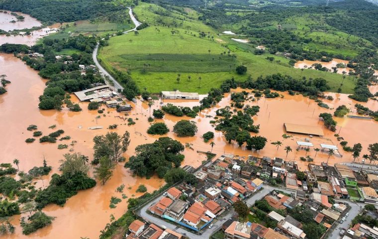 En Minas Gerais 13.723 personas han quedado sin hogar y 3.372 han sido desplazadas