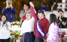 La diatriba de Ortega contra Estados Unidos y la Unión Europea (UE) estuvo presente como siempre