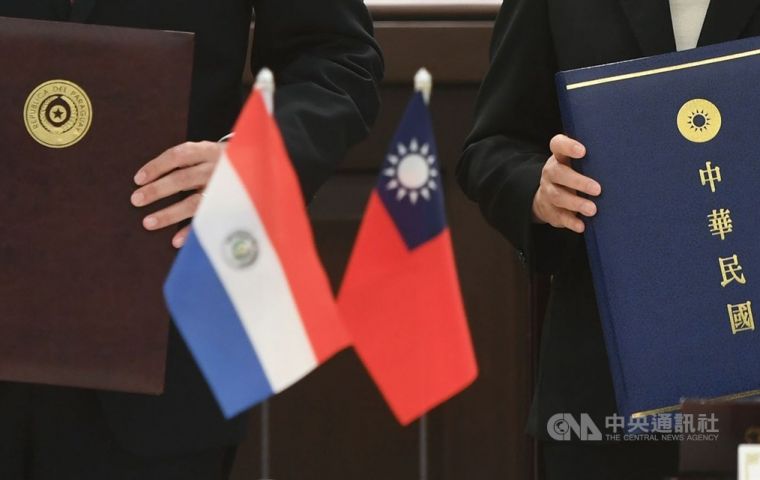 En 2017, Paraguay y Taiwán firmaron un acuerdo para eliminar aranceles a 54 productos paraguayos