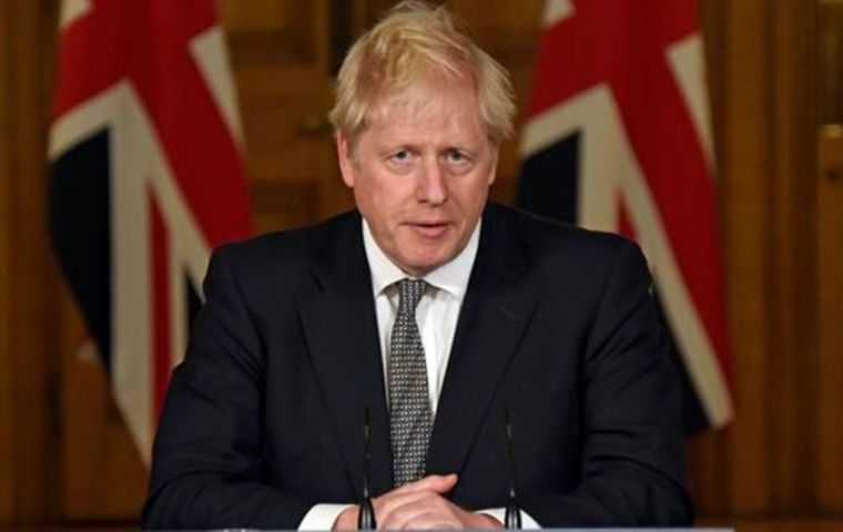 “El Reino Unido es oficialmente uno de los países más abiertos de Europa”, dijo el primer ministro Johnson