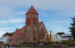 La Catedral de Stanley, edificio icónico de la capital de las Falklands 