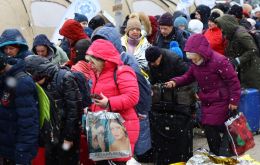 Se espera que los refugiados lleguen pronto, tras la decisión de Rusia de decretar un alto el fuego temporal el miércoles.