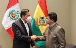 Los presidentes Arce y Castillo repasaron situación de la Autoridad Autónoma del Lago Titicaca, entre otros asuntos