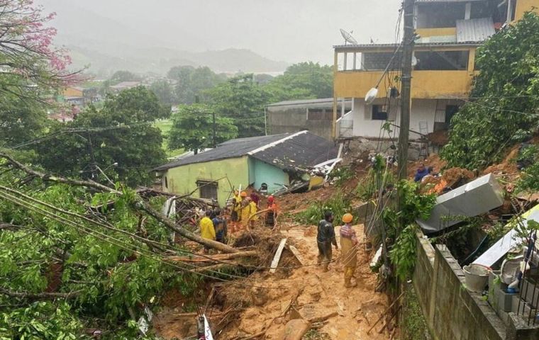 Hace seis semanas, 233 personas habían muerto por fuertes lluvias también en el Estado de Río de Janeiro