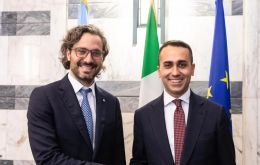 Cafiero buscó la ayuda de Italia para desarrollar una plataforma de diálogo UE-CELAC