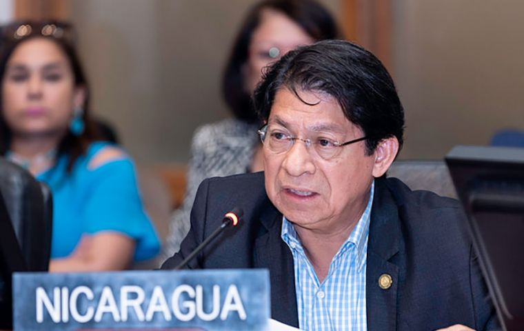 La OEA representa “la decadencia de una institución reducida a la servidumbre al yanqui”, dijo Moncada  