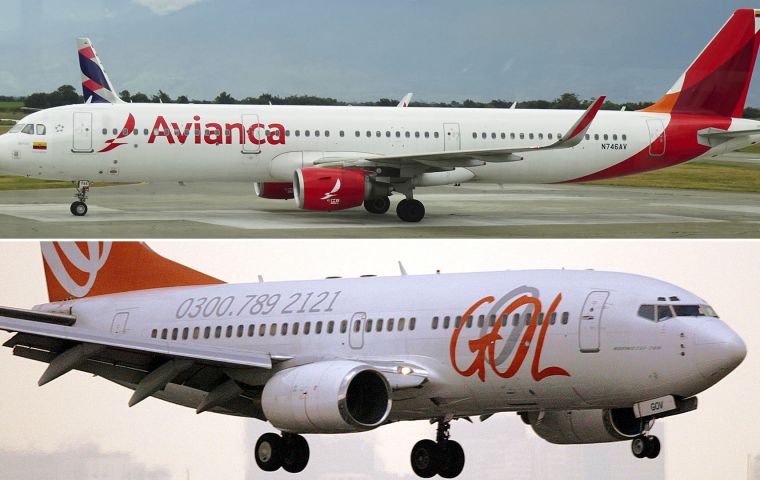 El Grupo Abra también tiene una participación en la peruana Viva y en la chilena Sky Airlines