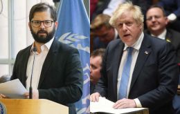 El presiente chileno tiene la intención de hablar con Boris Johnson sobre las Falklands en Egipto 