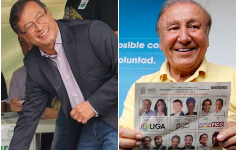 “Petro sería un peligro para la democracia”, dijo el tercer clasificado Fico Gutiérrez quien instó a sus seguidores a apoyar a Hernández en la segunda vuelta