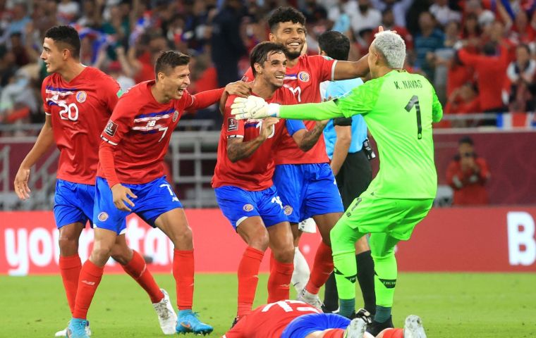 Será la tercera participación consecutiva de Costa Rica en un Mundial.