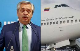El presidente argentino sostuvo que se trató de un mero problema de combustible y de sanciones de Estados Unidos contra un avión incluido en la lista negra