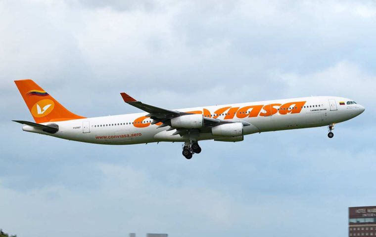 El servicio de Conviasa ofrece la posibilidad de volar a China mediante un acuerdo de código compartido