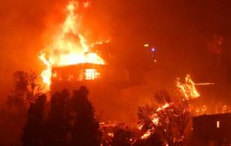 La alerta roja en La Araucanía durará “hasta que las condiciones del incendio así lo ameriten”