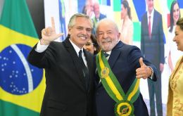 “El sueño se hizo realidad”, dijo Fernández a Lula en las redes sociales