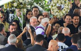 El Presidente Lula presentó sus respetos al “Rey” Pelé