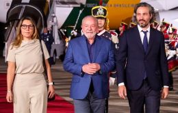 Lula fue recibido por el Ministro de Asuntos Exteriores Santiago Cafiero