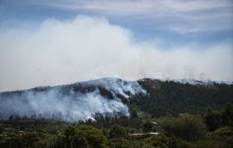 No se descarta la intencionalidad como posible causa del incendio del Cerro del Toro, explicó Graña. Foto: Sebastián Astorga /  FocoUy