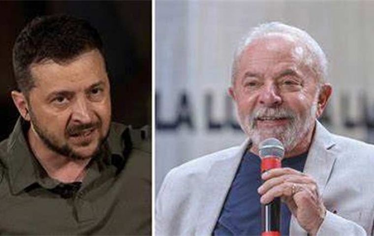 Lula analizará en breve su iniciativa con Zelensky, se informó