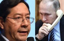 Las autoridades rusas insistieron en que la conversación se celebró por iniciativa de Bolivia