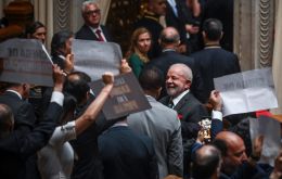 Lula dijo estar acostumbrado a los abucheos desde que decidió entrar en política