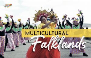 Una demostración de las tantas culturas que conviven en Falklands 
