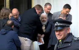 Assange fue detenido en 2019 en Londres