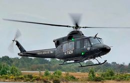 El Bell-412 de la FACH realizaba una misión de entrenamiento de vuelo nocturno