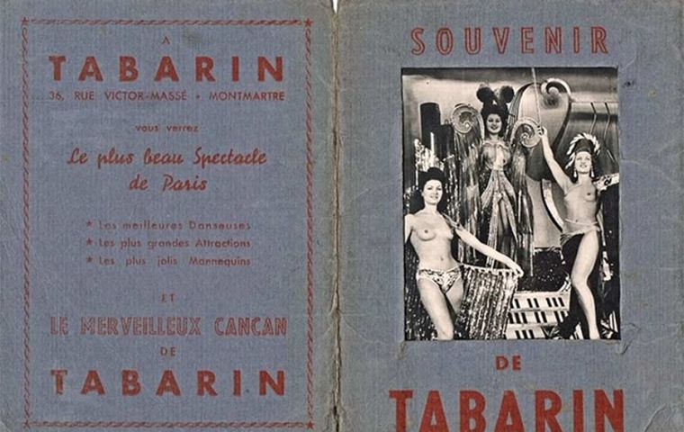 Afiches del club nocturno Bal Tabarin, nombre que se dio a la expedición antártica británica en 1943 para asegurar bases