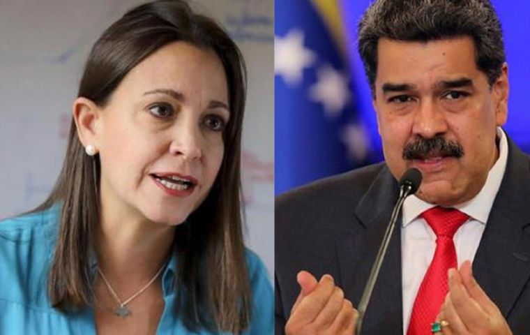 Maduro “sabe que lo derrotaré”, enfatizó Machado