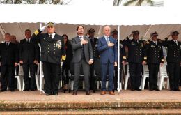 A la ceremonia asistieron Lacalle Pou, García, Wilson y otros altos funcionarios