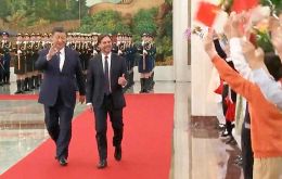 Xi y Lacalle se reunieron durante más de dos horas en Pekín