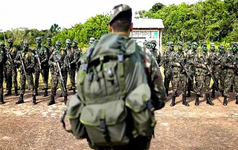 Brasil envía tropas adicionales a su frontera con Venezuela y Guyana