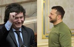 Zelensky agradeció a Milei su “claro apoyo a Ucrania” 